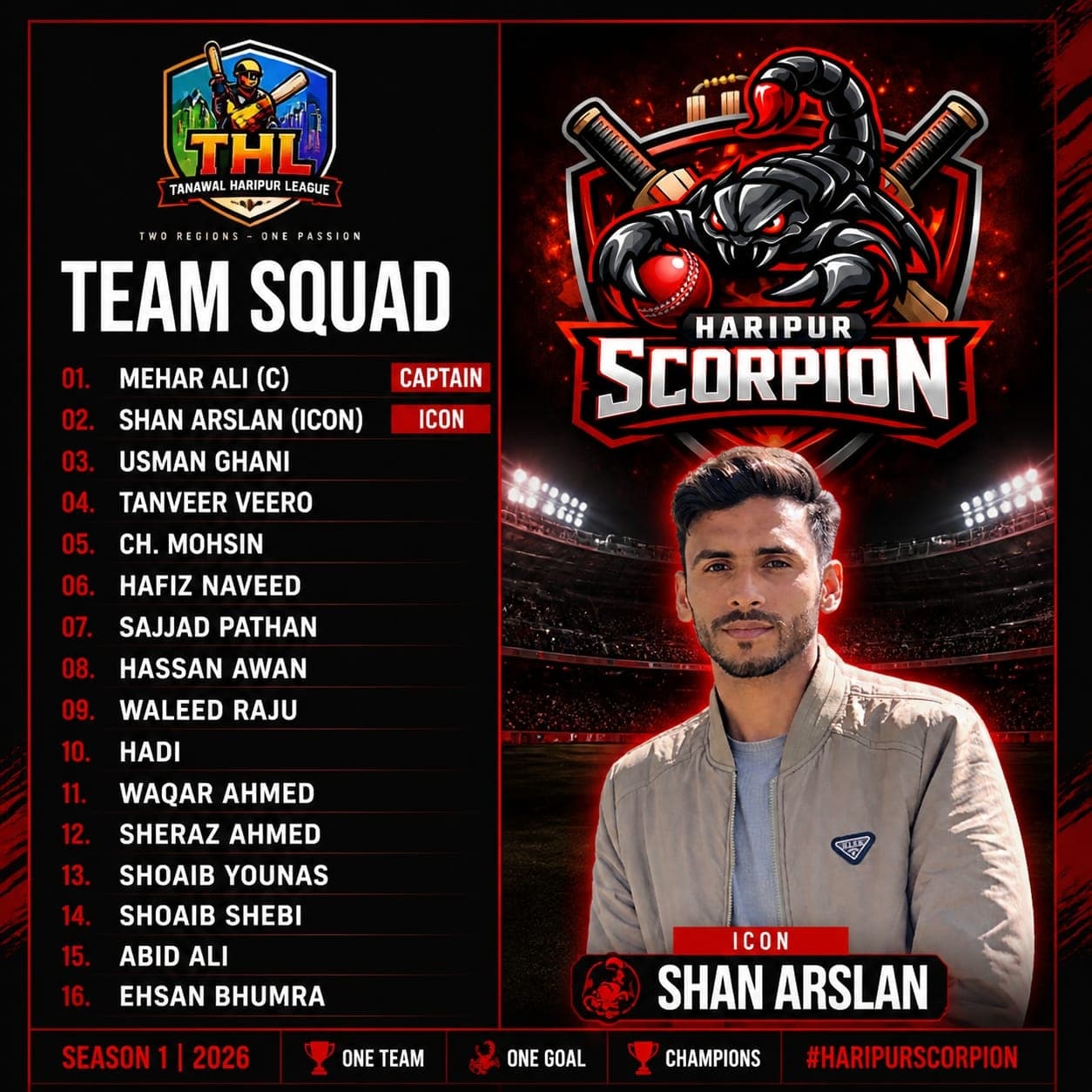 Haripur Scorpion team logo