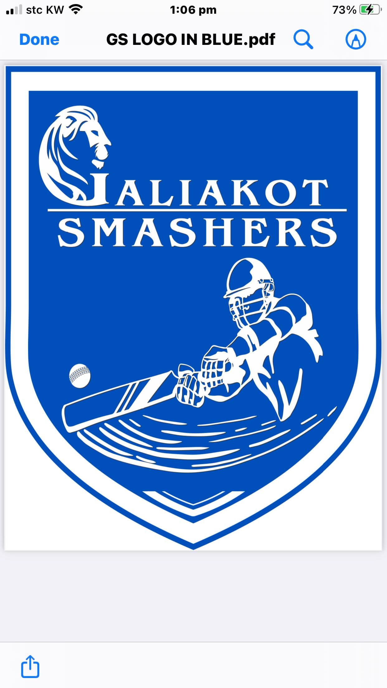 GALIAKOT SMASHERS team logo