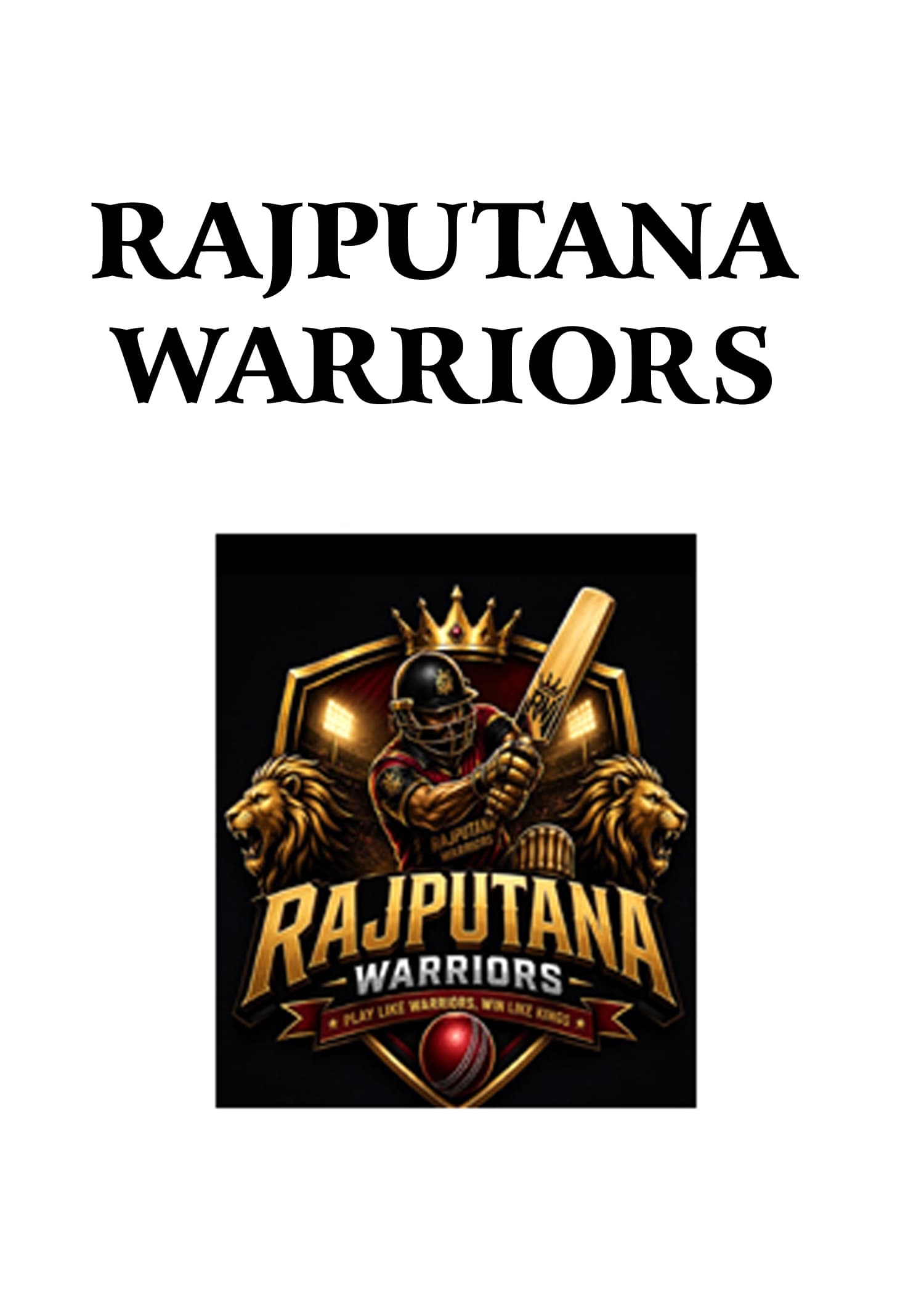 RPL Warriors team logo