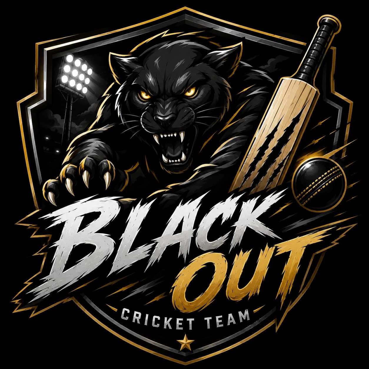 Black Out team logo