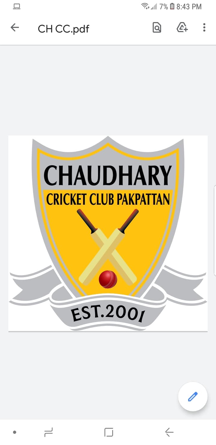 Choudhary Cricket Club Pakpattan