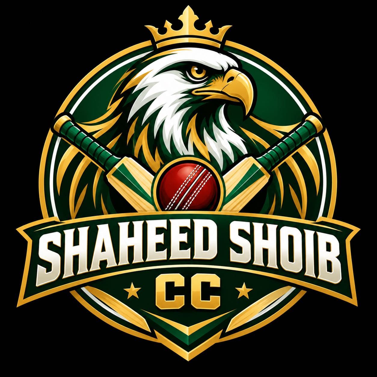 Shaheed Shaoib Cc team logo