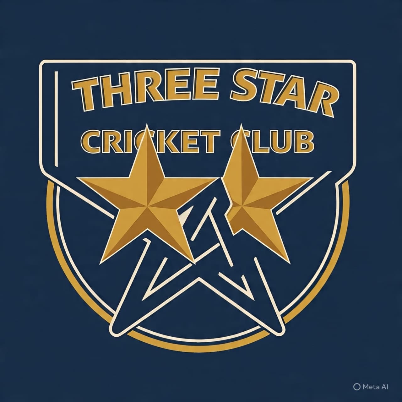 three star team logo