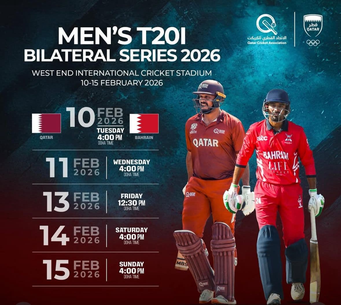 Qatar Vs Bahrain Mens Bilateral T20I