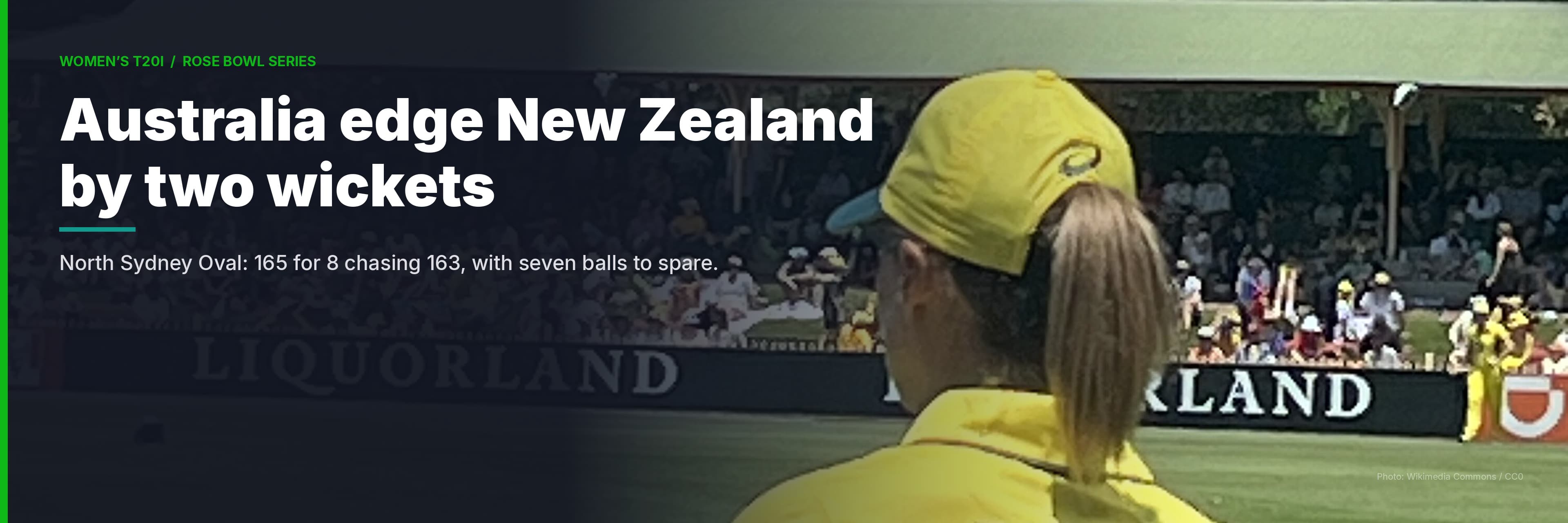 Australia Beat New Zealand By Two Wickets In Rose Bowl Opener