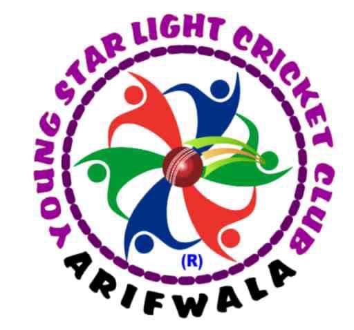 Young Star Light Cricket club Arifwala team logo